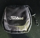 Titleist Golf Accessory/valuables Pouch Drawstring W/ Clip Fleece Lined Used. Price: $30.00.