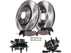 Front Brake Pad And Rotor Wheel Hub Kit Fits Ford F150 1997-2000 4WD 27XGWZ New. Price: $265.87.