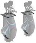 Golf Rack Fits Clubs & Travel Bags Wall Mount Organizer For Garages New. Price: $89.95.