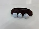 New Coach Golf Ball Set With Pebbled Leather Zippered Pouch. Price: $45.00.