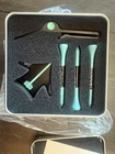 New Scotty Cameron Ultimate Golf Kit Black / Blue Aero Pivot +tees. Price: $149.00.