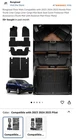 Rongtaod Floor Mats Compatible With 2023 2024 2025 Honda Pilot Trunk Liner Cargo New. Price: $89.99.