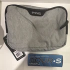 Ping Valuables Pouch Gray/black Strap Golf With 3 Balls, New. Price: $28.00.
