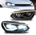 Vland Led Headlights For 2008-2013 Volkswagen Golf MK6 With Start Up Animation New. Price: $320.99.