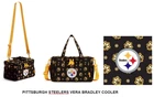 Nfl Pittsburg Steelers Cooler Vera Bradley Holds 21 Cans Nwt New. Price: $95.70.