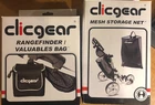 Clicgear Rangefinder & Valuables Bag And Mesh Storage Net New. Price: $49.00.