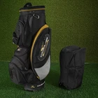 Cobra Retro Golf Cart Bag Black/gold 5-WAY Divider W/ Rain Hood Awesome!! Pre-owned. Price: $237.45.