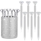 Bbto Holder With 6 Pcs Bling Diamond Pens, Pencil Cups For Desk Glitter B... New. Price: $23.53.
