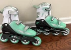 Women's Roller Derby V-tech 500 Size 6-9 Gold 7 Inline Adjustable Skates Green Pre-owned. Price: $24.99.
