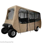 Classic Accessories Extra Long Roof 6-PERSON Deluxe Golf Cart Enclosure Khaki New. Price: $962.99.