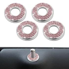 Habnvuon 4PCS Bling Car Inner Door Lock Covers, 0.98*0.43 Inches, Pink New. Price: $10.11.