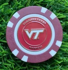 Virginia Tech Hokies Team Golf Magnetic Poker Chip With Ball Marker. Price: $5.95.