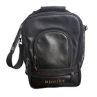 Footjoy Golf Shoe Bag Unisex Black Faux Leather Ventilated Shoulder Strap Pre-owned. Price: $31.00.