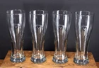 4 Etched Logo Callaway Golf 16 Oz. Pilsner Beer Pint Glasses, Limited Ed. Mint! Used. Price: $21.70.