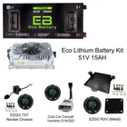 Eco Battery 48V 105AH Lithium Golf Cart Kit For Yamaha G19/G22 Lifetime New. Price: $2723.00.