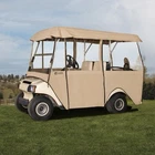 Classic Accessories Fairway 4-PERSON Deluxe 4-SIDED Golf Cart Enclosure 94X47 In New. Price: $119.95.
