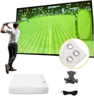 Amazgolf Simulator Impact Screen 118 * 78 98 138 For New. Price: $82.64.