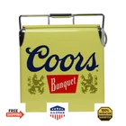 Coors Banquet Retro Ice Chest Cooler W/ Bottle Opener - 13L, Holds 18 Cans New. Price: $157.92.