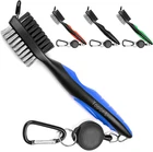Golf Club Brush & Groove Cleaner W/ Retractable Carabiner Cord New. Price: $10.99.
