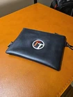 Rare New Team Titleist Black Leather Zippered Valuables Pouch. Price: $160.00.