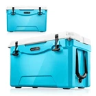 Serenelife Blue 35 Qt Cooler Box - Holds Up To 63 Cans, Keeps Ice Days New. Price: $169.99.