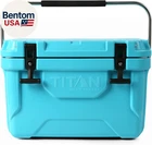 Titan Hard Ice Chest Cooler Roto With Microban Protection And Deep Freeze New. Price: $182.82.