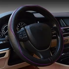 Gomass Car Steering Wheel Cover, Anti-slip, Safety, Black With Purple Line New. Price: $35.12.