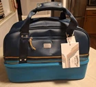 Sun Mountain Sonnenalp Boston Bag Mid Stripe Teal Golf Travel Nwt New. Price: $125.00.