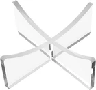 Basketball Stand, 3-PACK Acrylic For Display, Clear Storage Holder. Price: $8.88.