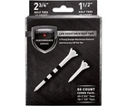 Maxfli Performance Series Low Resistance 2.75" & 1.5" White Golf Tees - 50 Pack New. Price: $25.35.