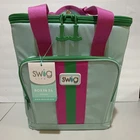Swig Life Boxxi 24 Cooler Mint Pink Green Stripe Insulated Soft Bag Nwt New. Price: $59.99.