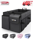 Hotor Foldable Trunk Organizer For Suv Sedan - 2 Compartments Sturdy Car Storage New. Price: $20.99.