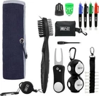 Golf Essentials Kit Complete Accessories Set - Towel, Black New. Price: $46.99.