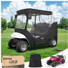 10L0L Golf Cart Enclosure 2 Passenger Ezgo Txt Rxv 4-SIDED Clear Window Rain-ob New. Price: $99.99.