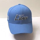 Detroit Lions Hat Reebok Script Adjustable Ball Cap Nfl Team Apparel Used. Price: $17.95.