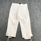 Nike Dri-fit Pants Womens Size Xs (0-2) White Active Drawstring Cuffs Zip Pocket Pre-owned. Price: $14.99.