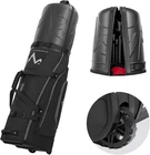 Golf Travel Bag For Airlines With Wheels, Pc Hard Case Top Deep Black. Price: $167.16.