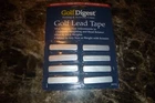 Golf Digest Lead Tape #8591 2000 Dennco New. Price: $9.86.