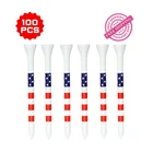 100-PACK 3-1/4 Usa Stars & Stripes Wooden Golf Tees Patriotic Bulk Set 83 Mm New. Price: $13.99.