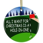 Hole In One Christmas Ornaments - 2024 Gifts For Golfers New. Price: $21.03.