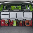 Car Backseat Hanging Trunk Organizer Gray, 8 Large Storage Bags - Super New. Price: $22.27.
