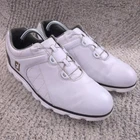 Footjoy Pro Sl Boa Golf Shoes Mens Size 10.5 Spikeless Dial Sneakers White 53596 Pre-owned. Price: $48.89.