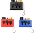 3 Pcs Golf Club Brush Pocket Groove Cleaner IN1 Black+blue+red New. Price: $11.94.