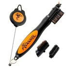 Golf Club Cleaner With Ergonomic Grip, Retractable Cord, Brush & Groove Toolt New. Price: $34.25.