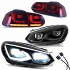Vland Full Led Headlights+tail For Vw Golf MK6 2010-2013 W/ Dynamic Drl New. Price: $424.99.