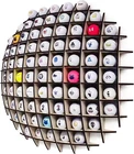 Golf Display Case In The Shape Of Ball, Holder Will Up To. Price: $69.99.