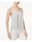 Kensie Womens Silver Spaghetti Strap Jewel Neck Hi-lo Top Size: New. Price: $8.94.