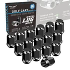 Golf Cart Wheel Lug Nuts For Ezgo & Club 1/2-20, 1.40 Inches, 3/4 Inch, Black New. Price: $28.46.
