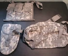 Lot 3 Accessories Molle Ii Waist Pack, Ammo Pouch, Entrenching Tool Digital Camo Used. Price: $19.99.