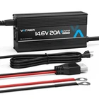 Vatrer Power 12V 20A Lithium Battery Charger 14.6V LIFEPO4 Wi... New. Price: $128.19.